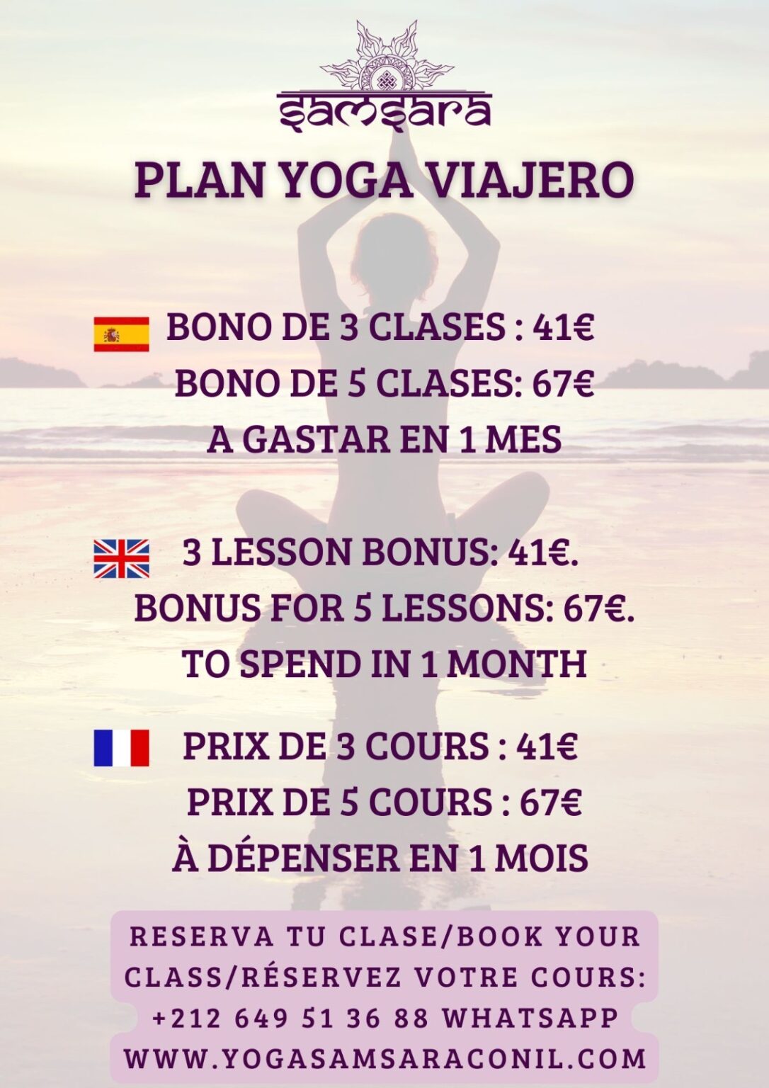 Plan Yoga Viajero